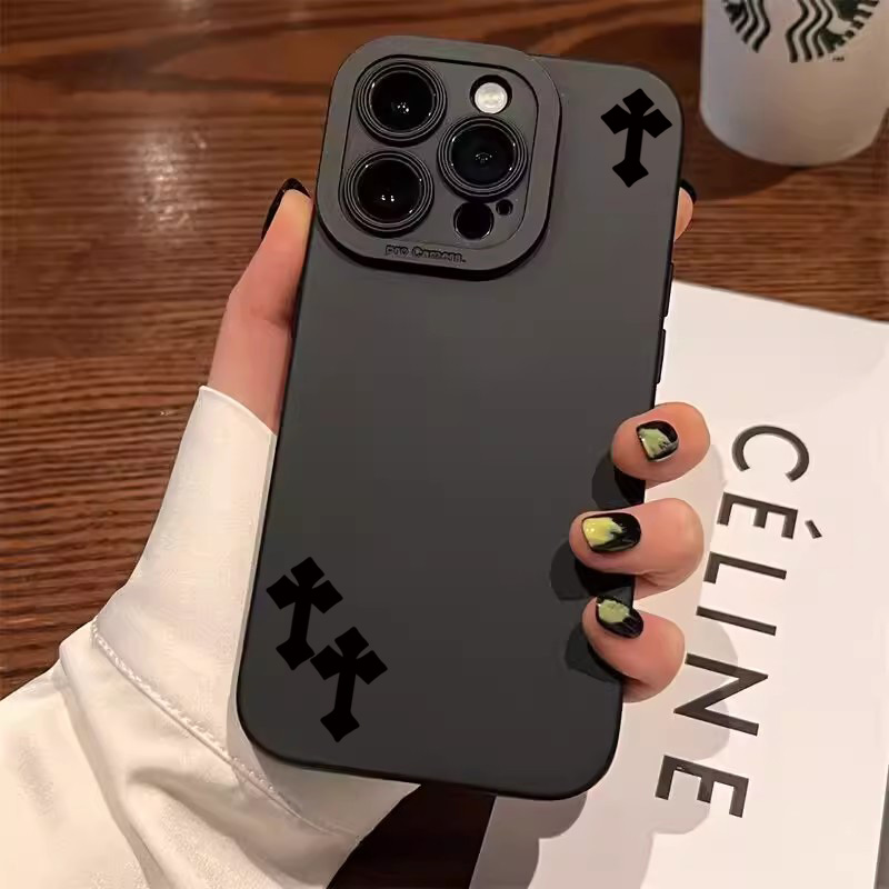 Phone Cases Samsung - 秋の雰囲気のクロスパターンスマホケース、Samsung Galaxy S26 S25 S24 S22