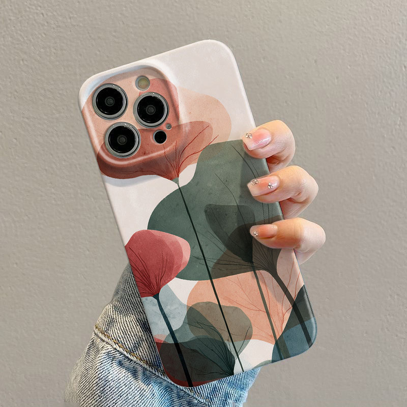 Phone Cases Hard - 自然の芸術 葉っぱ柄ケース iPhone 17 16 15