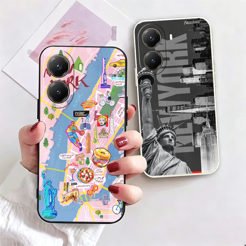 Phone Cases Nyc - ニューヨークシティ ソフトフォンケース Xiaomi Poco M8 X7