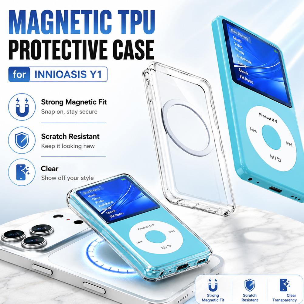 Transparent Thin Case - INNIOASIS Y1 ケース磁気 TPU サポート Magsafe