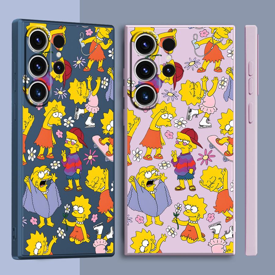 Phone Cases Funny - S-シンプソンズ 面白いホーマーケース Samsung Galaxy S26 S20