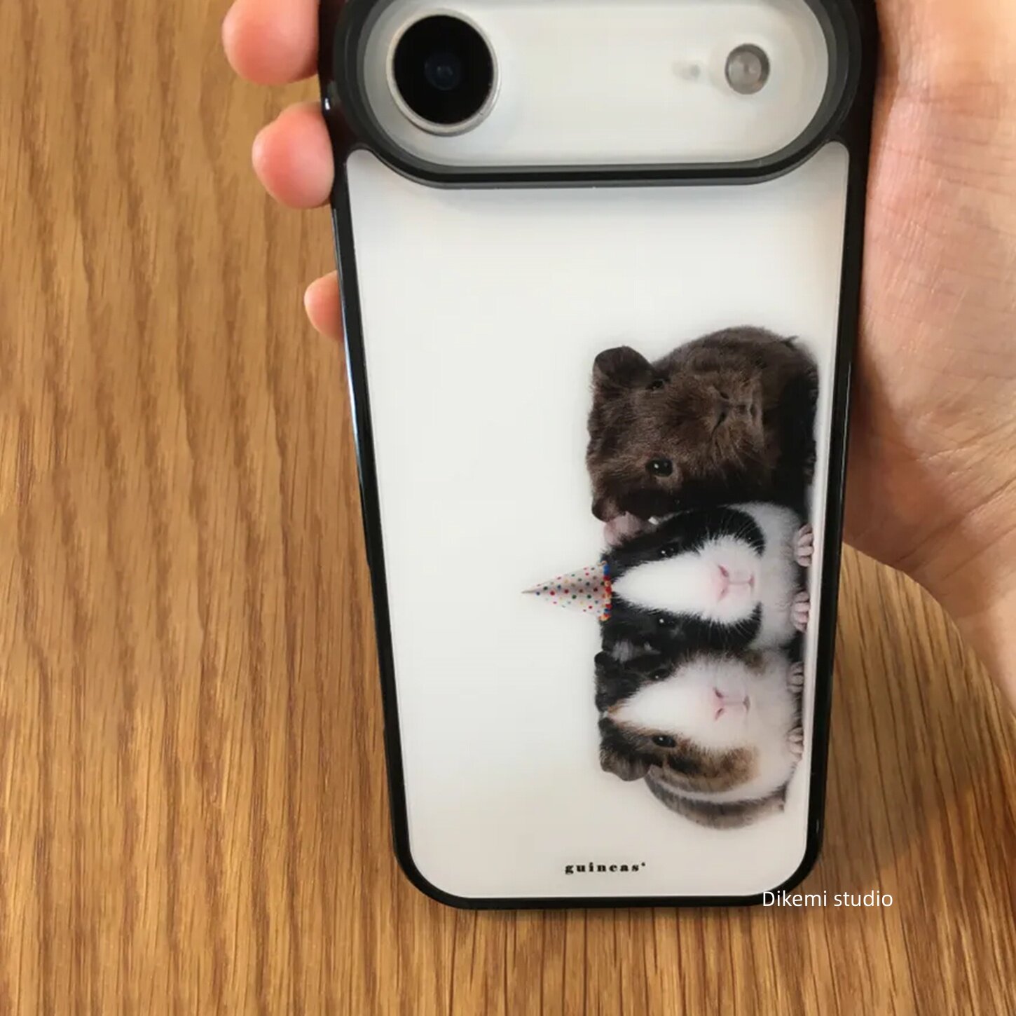 Phone Cases Korea - 韓国の可愛い三匹のモルモット柄iPhoneケース iPhone 17 Air 16 Pro