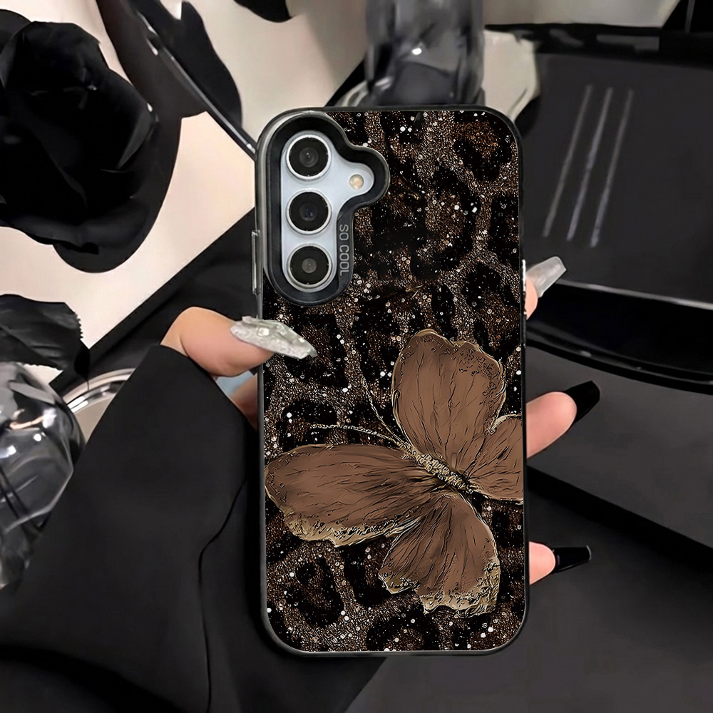 Phone Cases Hard - ハードIMDレオパードケース Samsung S26 Ultra S25 S24