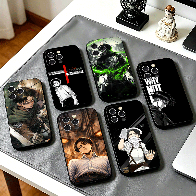Phone Cases On Shein - 進撃の巨人 リヴァイ スマホケースカバー iPhone 11 12
