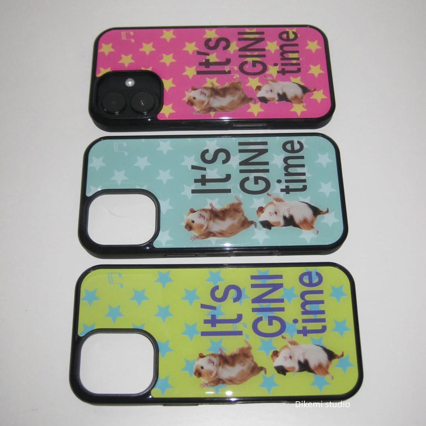 Phone Cases Korea - 韓国ヴィンテージ風モルモット星柄マット仕上げスマホケース iPhone 17 Air 16 15