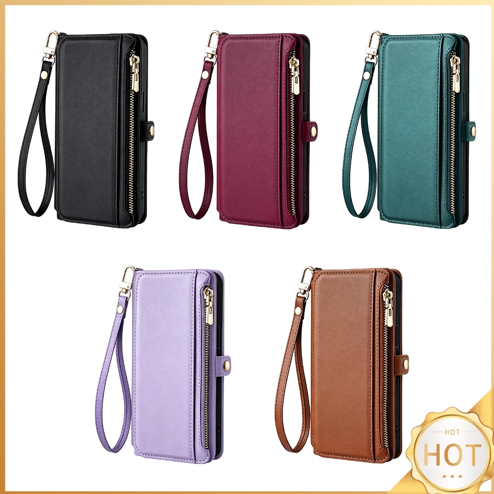 Leather Folio Wallet Case - iPhone 17 Pro Max用 エアケース ウォレット