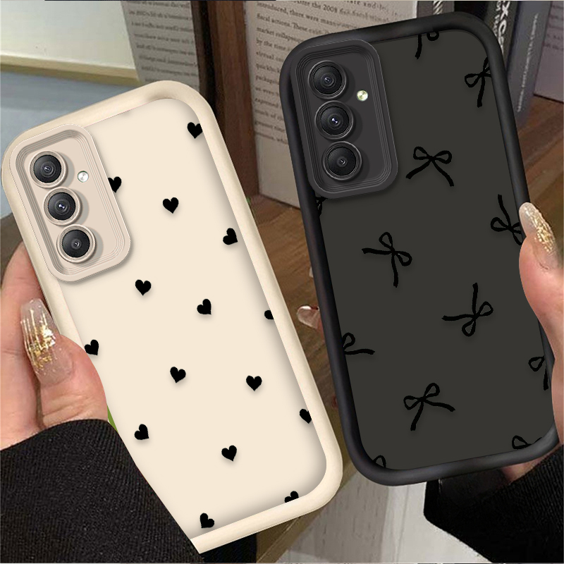 ブラックラブハートボウノットケース Samsung Gala - Phone Cases Samsung のレビューと価格