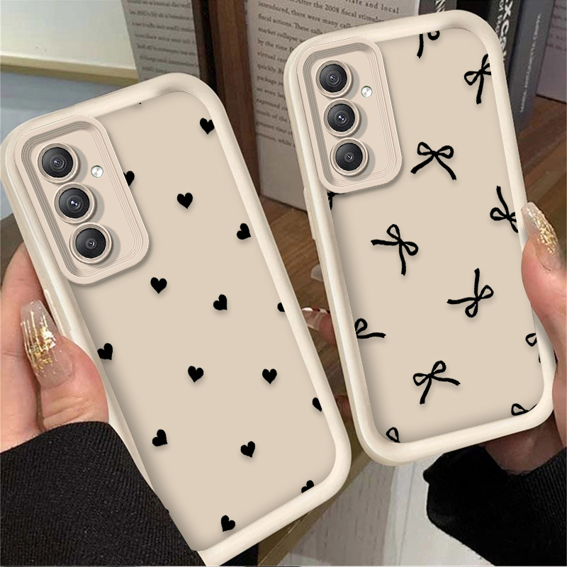 ブラックラブハートボウノットケース Samsung Gala - Phone Cases Samsung のレビューと価格