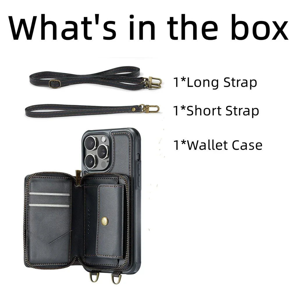 iPhone 17 16 15 14 13 12 18 Pr - Leather Folio Wallet Case のレビューと価格
