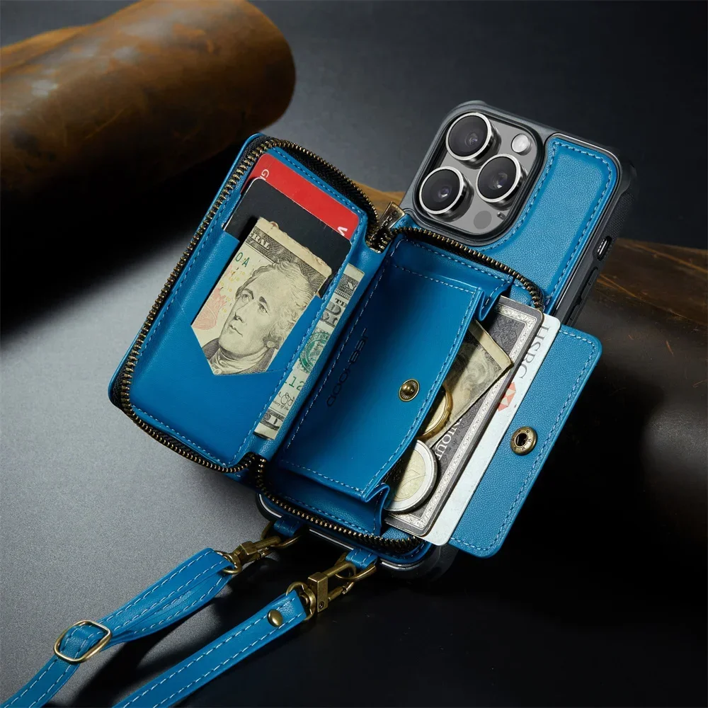 iPhone 17 16 15 14 13 12 18 Pr - Leather Folio Wallet Case のレビューと価格