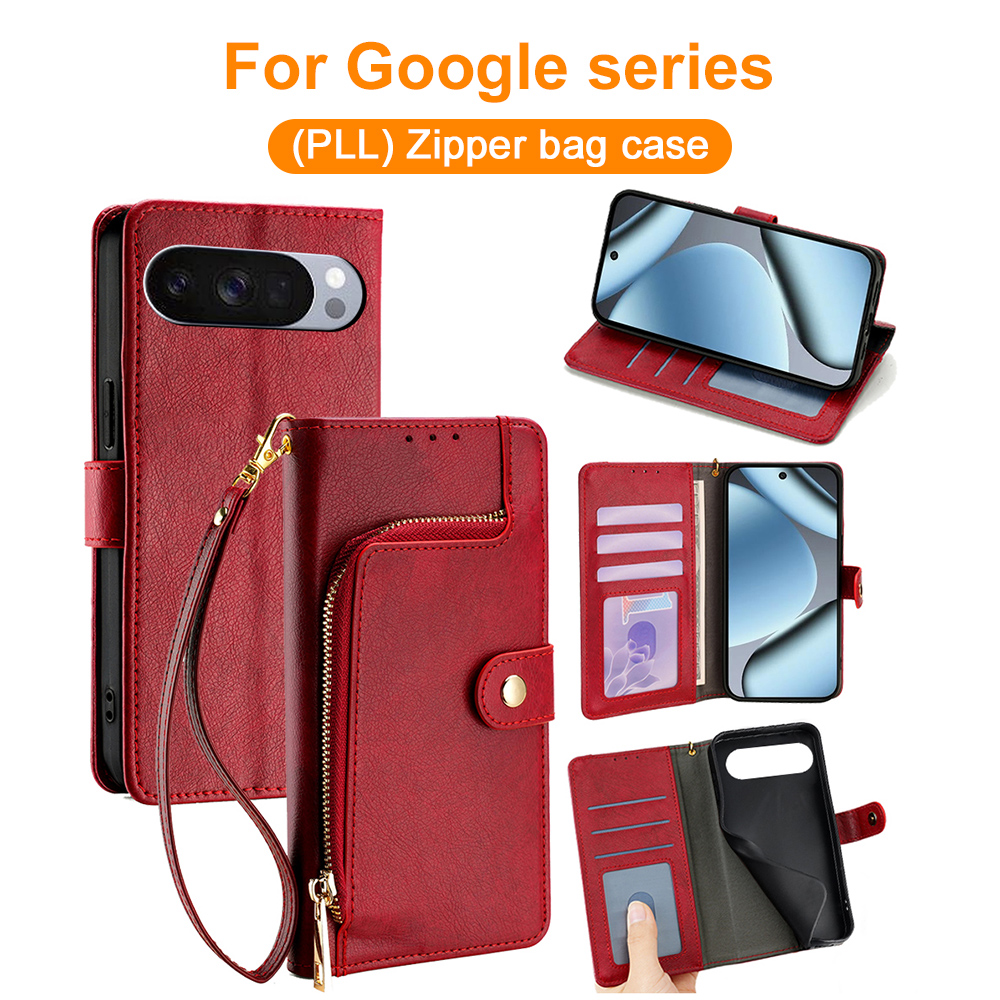 PUレザー製ジッパーウォレットフォリオ型スマホケース Goo - Leather Folio Wallet Case のレビューと価格