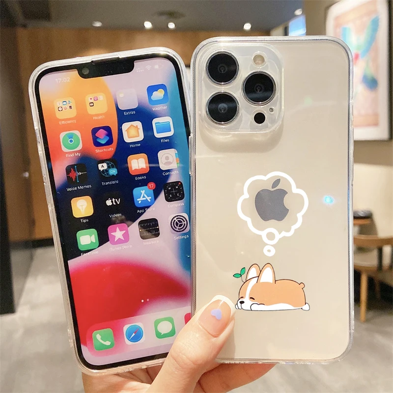 面白い漫画風コーギー犬カップルのスマホケース iPhone  - Phone Cases Quirky のレビューと価格