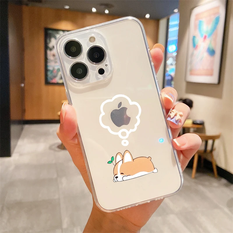 面白い漫画風コーギー犬カップルのスマホケース iPhone  - Phone Cases Quirky のレビューと価格