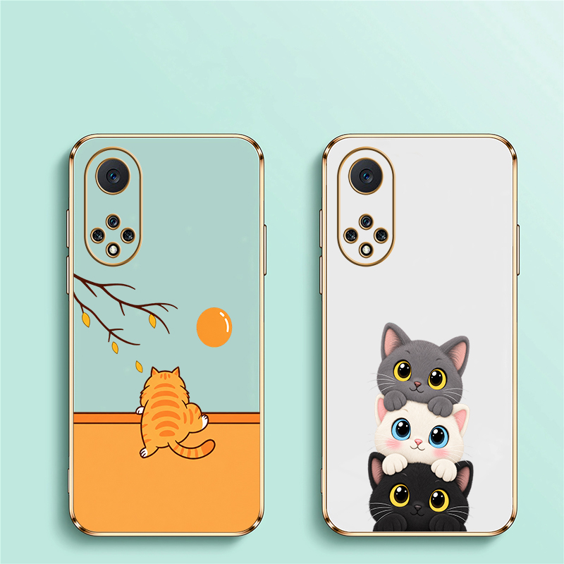 かわいい面白い猫柄のスマホケース Huawei Nova 9 - Phone Cases Funny のレビューと価格