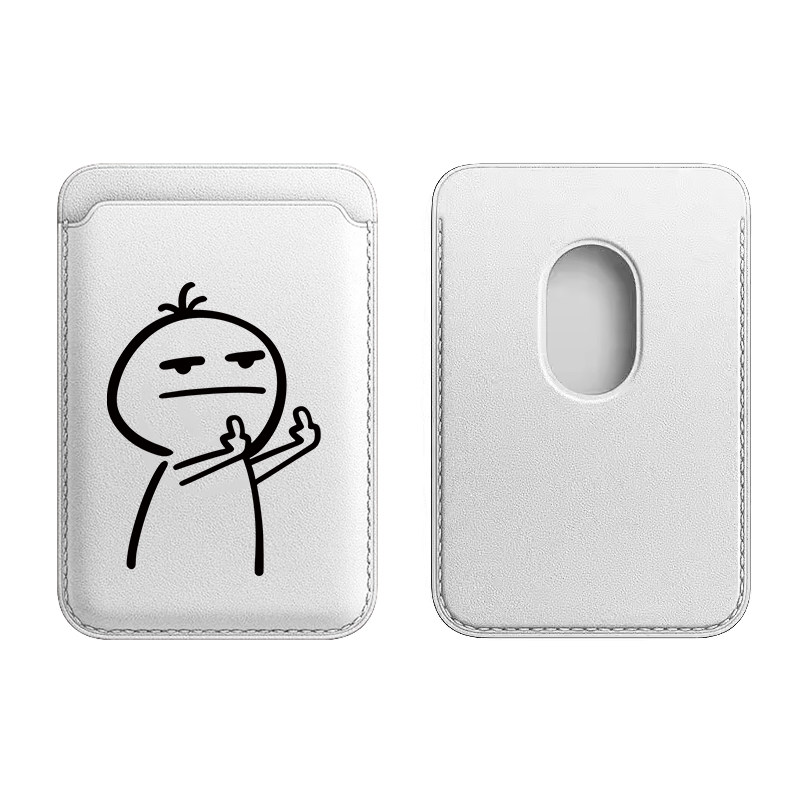 面白い漫画のラインフィギュアカードホルダー、MagSafe対 - Phone Cases Quirky のレビューと価格