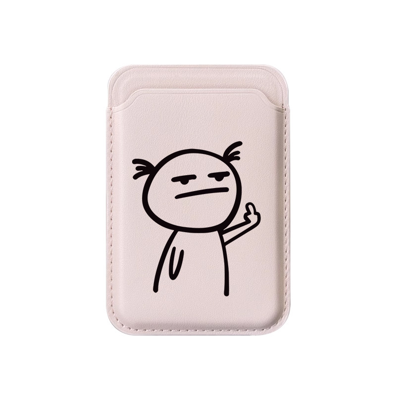 面白い漫画のラインフィギュアカードホルダー、MagSafe対 - Phone Cases Quirky のレビューと価格