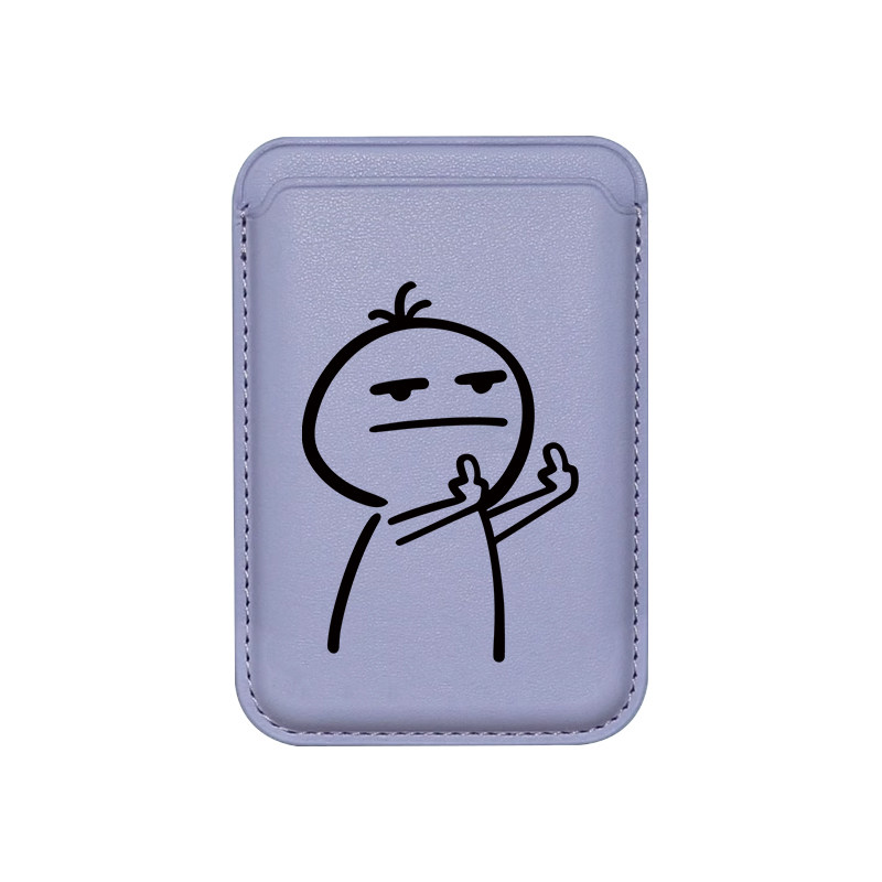 面白い漫画のラインフィギュアカードホルダー、MagSafe対 - Phone Cases Quirky のレビューと価格