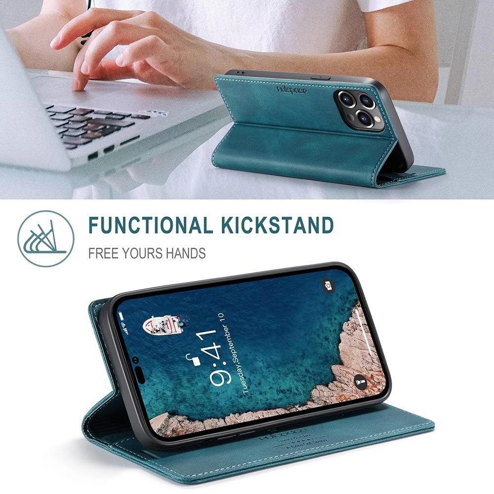 をiphone 14 13 12 11プロマックスミニxr  - Leather Folio Wallet Case のレビューと価格