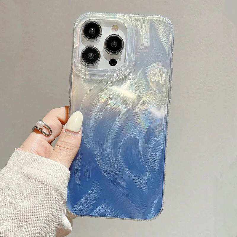 グリッターグラデーションブルー星空柄スマホケース サムスンギ - Phone Cases Hard のレビューと価格