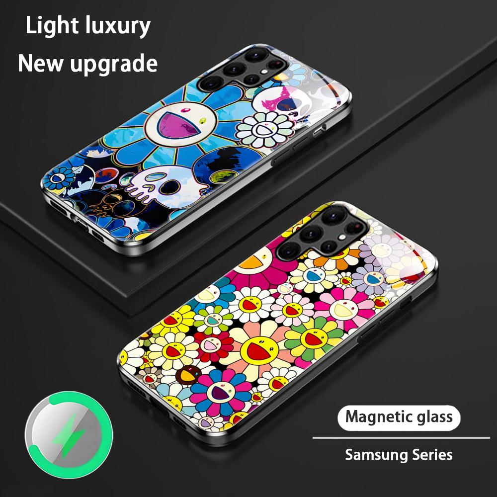 ひまわり日本絵画M-村上隆風スマホケース サムスンS26 S - Phone Cases Samsung S23 のレビューと価格