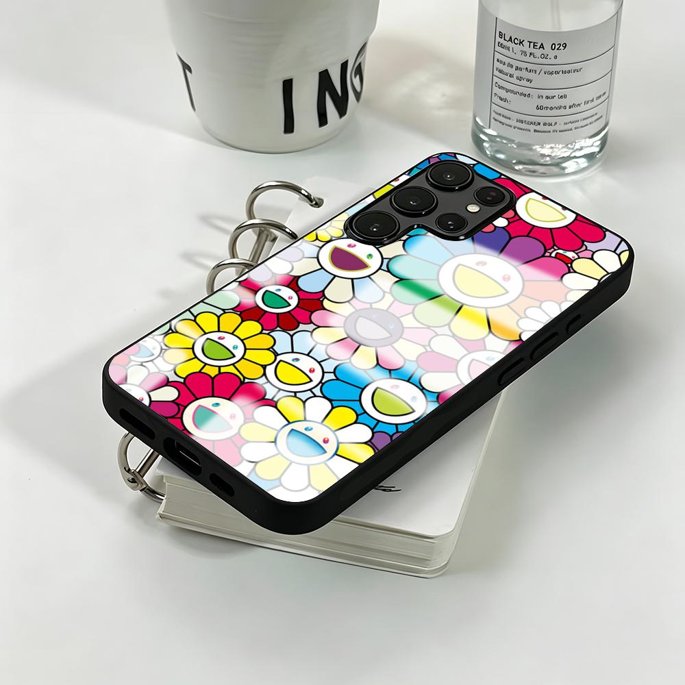 ひまわり日本絵画M-村上隆風スマホケース サムスンS26 S - Phone Cases Samsung S23 のレビューと価格