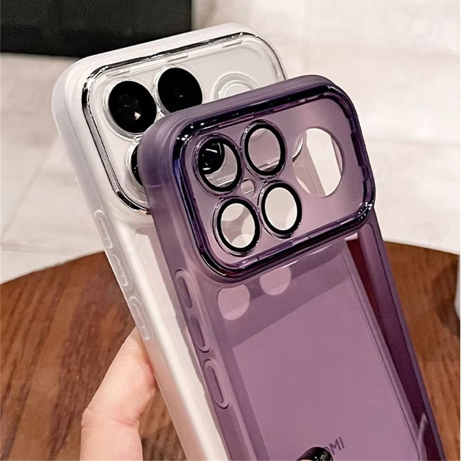 レンズ保護フィルム付きシンプルな滑り止め透明TPUケース R - Transparent Thin Case のレビューと価格