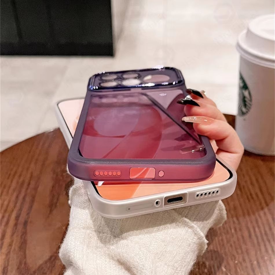 レンズ保護フィルム付きシンプルな滑り止め透明TPUケース R - Transparent Thin Case のレビューと価格