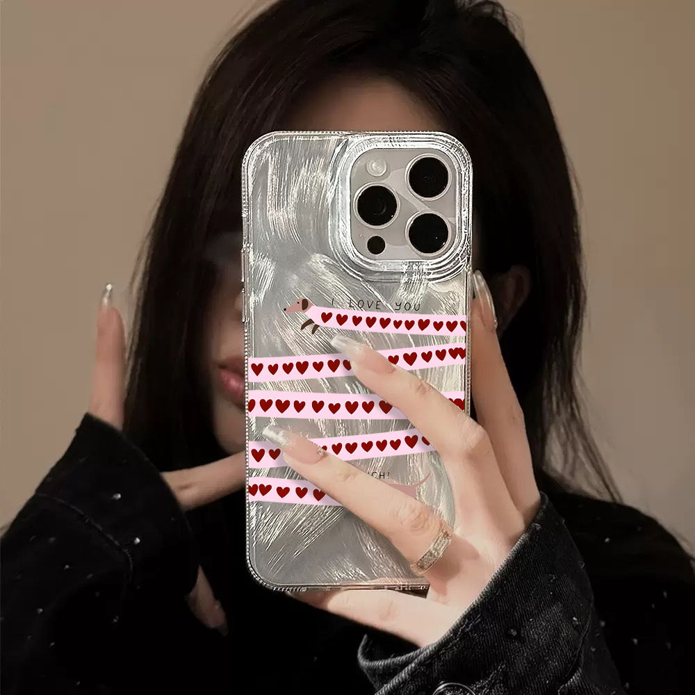 個性的で可愛いダックスフント柄のハードIMDスマホケース X - Phone Cases Quirky のレビューと価格