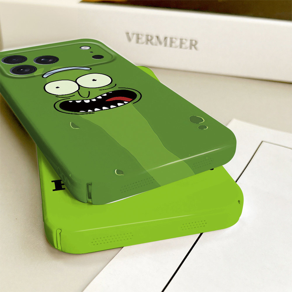 面白いピクルス漫画風スマホケース iPhone 17 16  - Phone Cases Quirky のレビューと価格