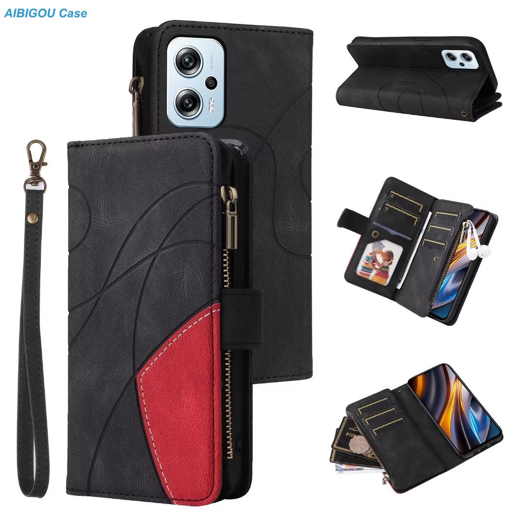 モトローラ エッジ 70 フュージョン レザーケース 高級フ - Leather Folio Wallet Case のレビューと価格