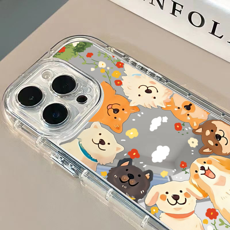 漫画風おもしろ子犬柄iPhoneケース iPhone 16  - Phone Cases Quirky のレビューと価格