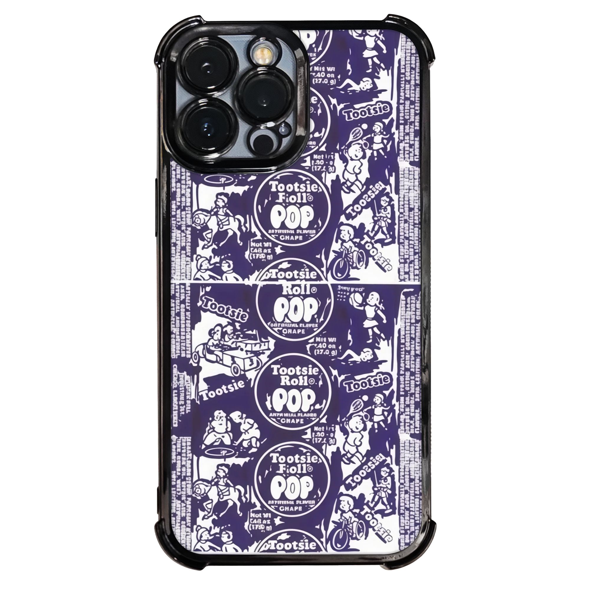 レトロな紫と白の電話ケース tTootsie Pops 電気 - Phone Cases Purple のレビューと価格