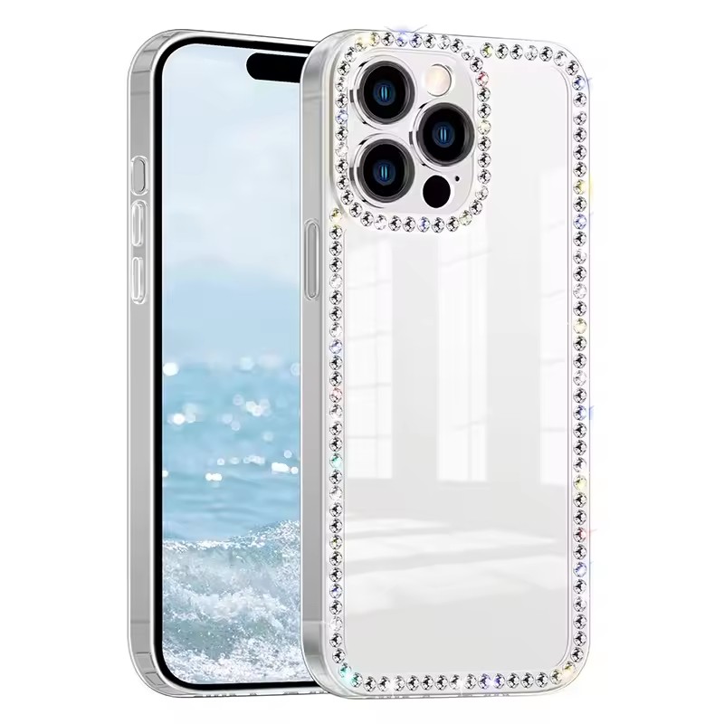 グリッターブリンブリンダイヤモンドクリア電話ケース Moto - Phone Cases Loopy のレビューと価格