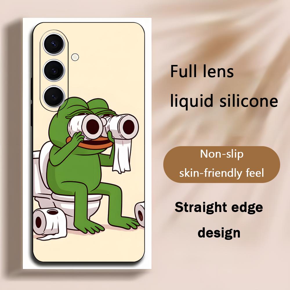 悲しいペペのカエルが描かれたクールなスマホケース、Samsu - Phone Cases Samsung S23 のレビューと価格