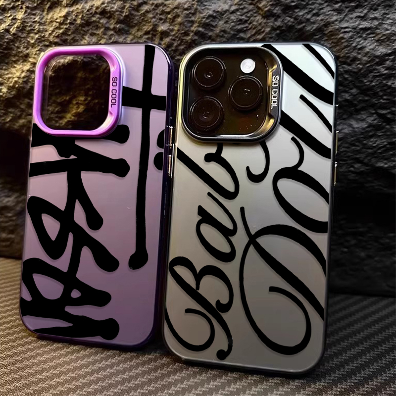クリエイティブファッション英語文字ハードフォンケース iPh - Phone Cases Hard のレビューと価格