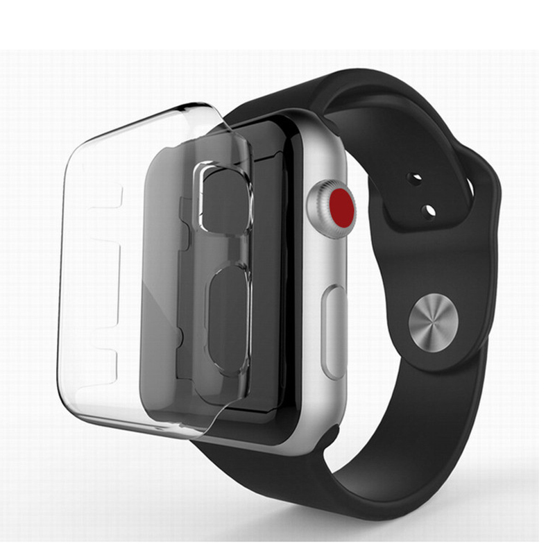 Apple Watch用の超薄型ハード保護ケース,透明シェル - Transparent Thin Case のレビューと価格