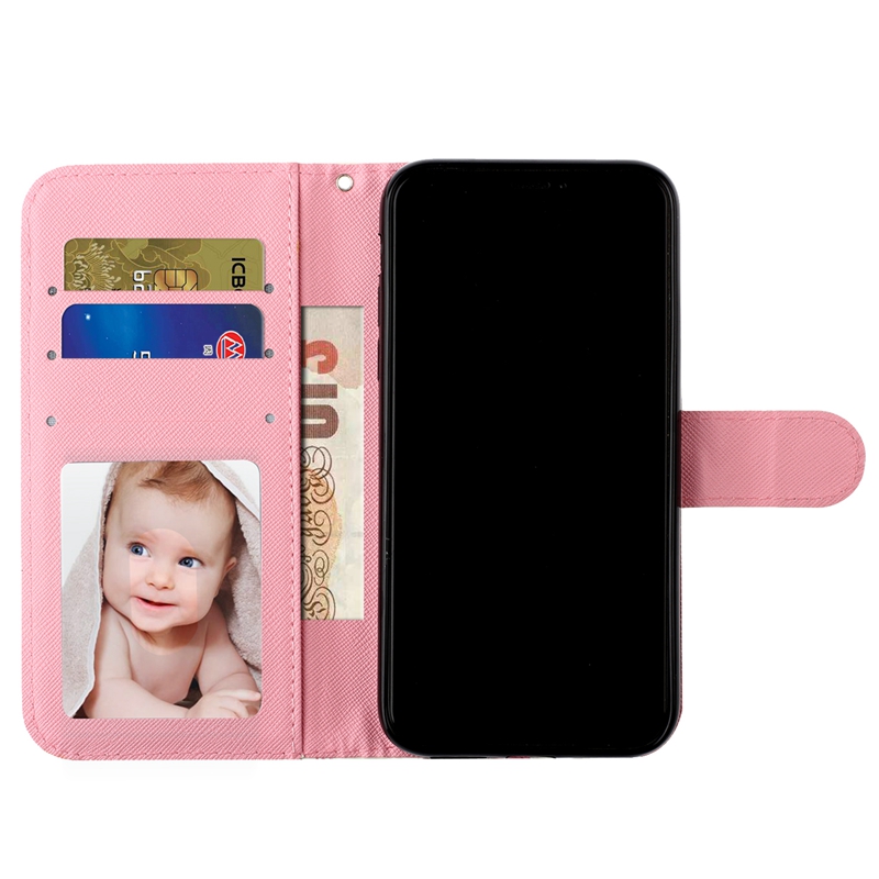 ポップファッション漫画塗装パターンレザーフリップウォレットケ - Phone Cases On Shein のレビューと価格