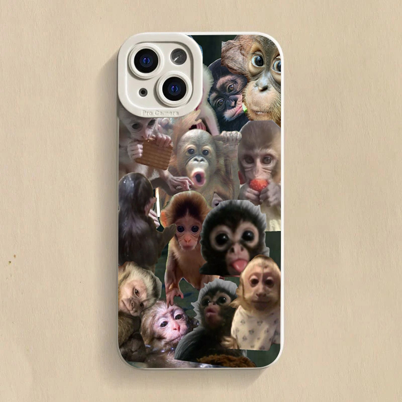 面白いモンキー柄のスマホケース、Samsung Galaxy - Phone Cases Samsung S23 のレビューと価格