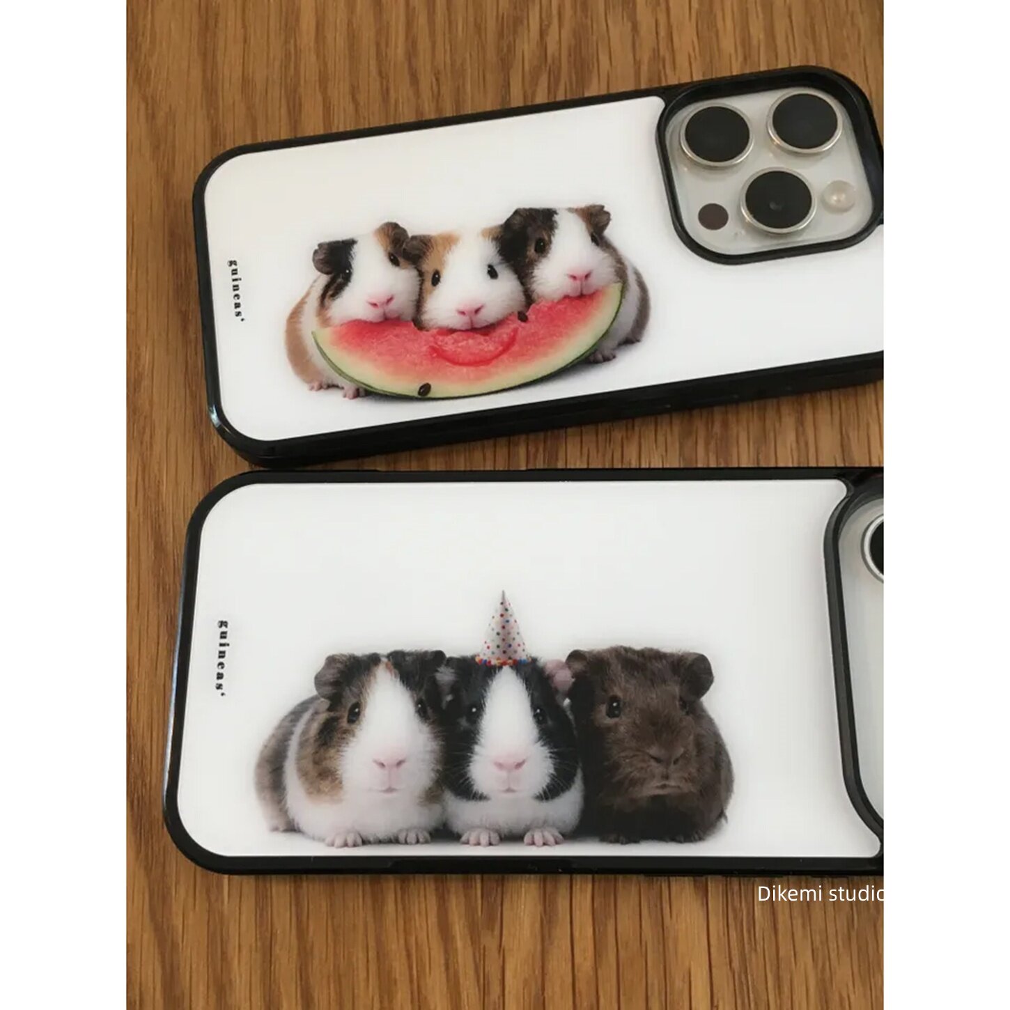 韓国の可愛い三匹のモルモット柄iPhoneケース iPhon - Phone Cases Korea のレビューと価格