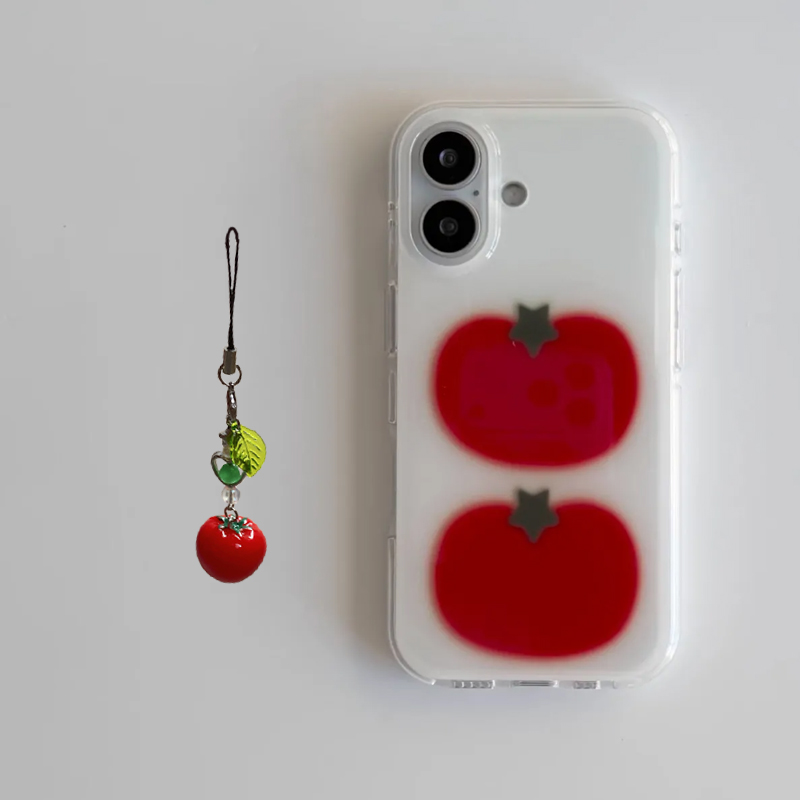 韓国風 インス風 テッド トマト 漫画 かわいい クリエイテ - Phone Cases Korea のレビューと価格