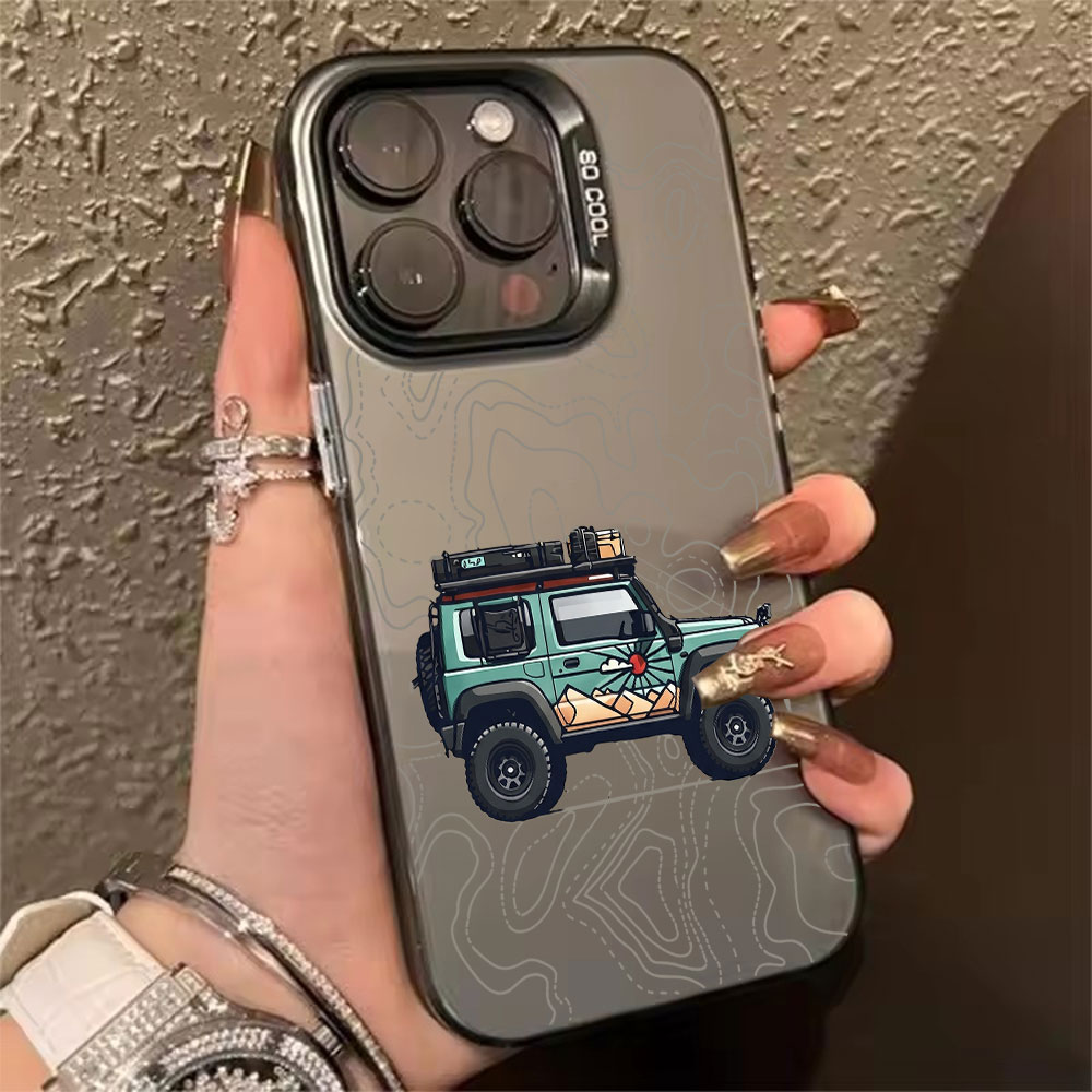 シンプルな車柄のスマホケース iPhone 17 Air 1 - Phone Cases Hard のレビューと価格