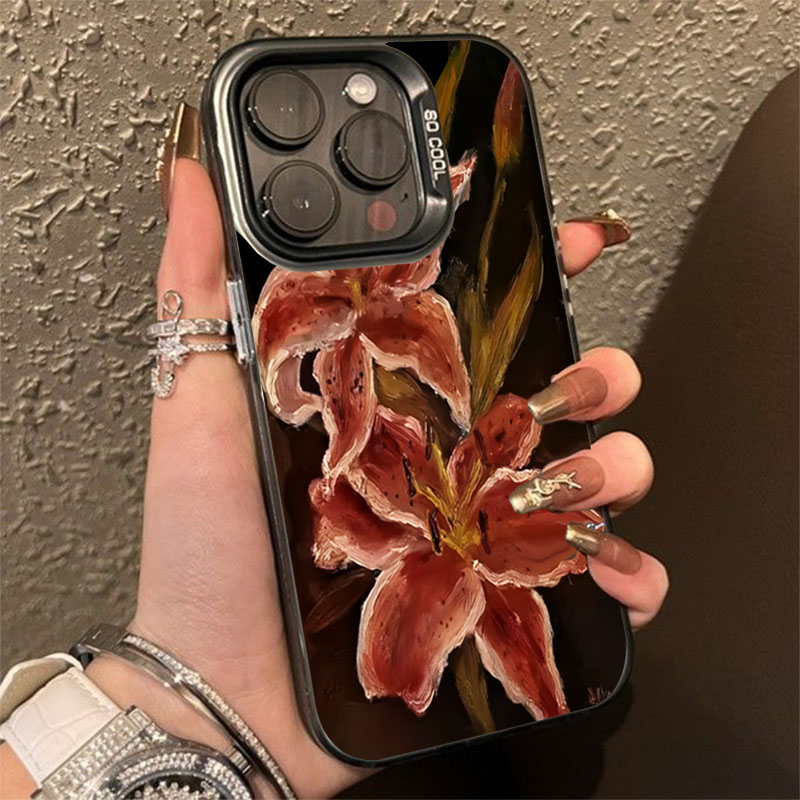 油絵ユリの花レトロ柄 Xiaomi Poco X7 X6 X - Phone Cases Drop Proof のレビューと価格