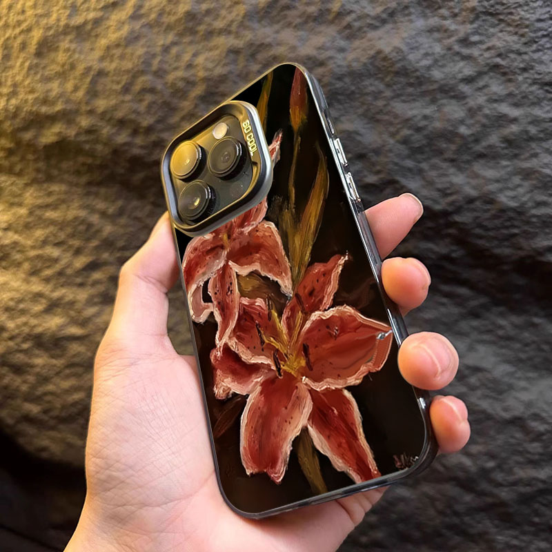 油絵ユリの花レトロ柄 Xiaomi Poco X7 X6 X - Phone Cases Drop Proof のレビューと価格