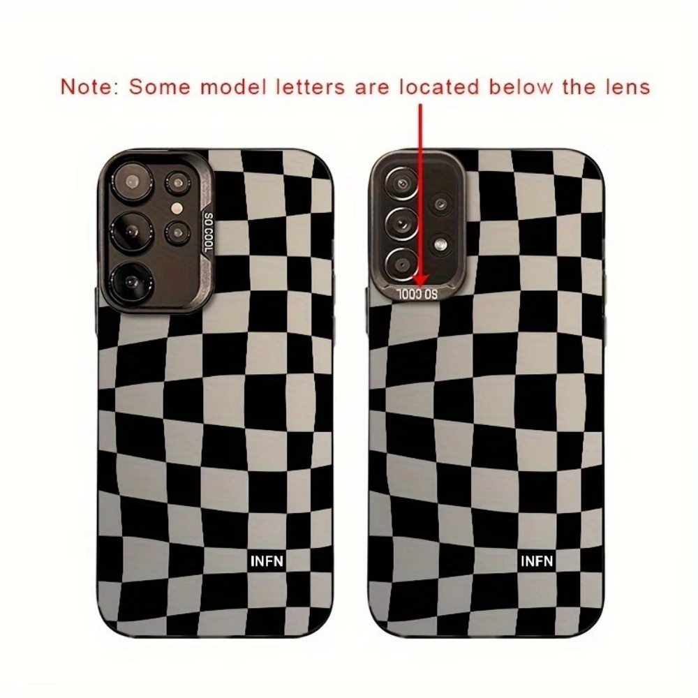 チェッカーボード柄スマホケース Samsung Galaxy - Phone Cases Hard のレビューと価格