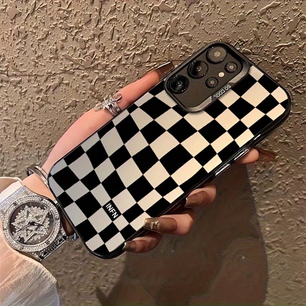 チェッカーボード柄スマホケース Samsung Galaxy - Phone Cases Hard のレビューと価格