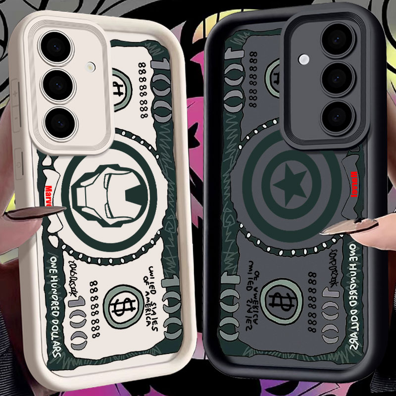 面白いマーベル風ドル柄ケース Samsung Galaxy  - Phone Cases Funny のレビューと価格