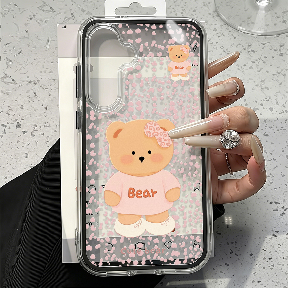 かわいいクマの2-in-1スマホケース、Samsung S2 - Phone Cases Samsung のレビューと価格