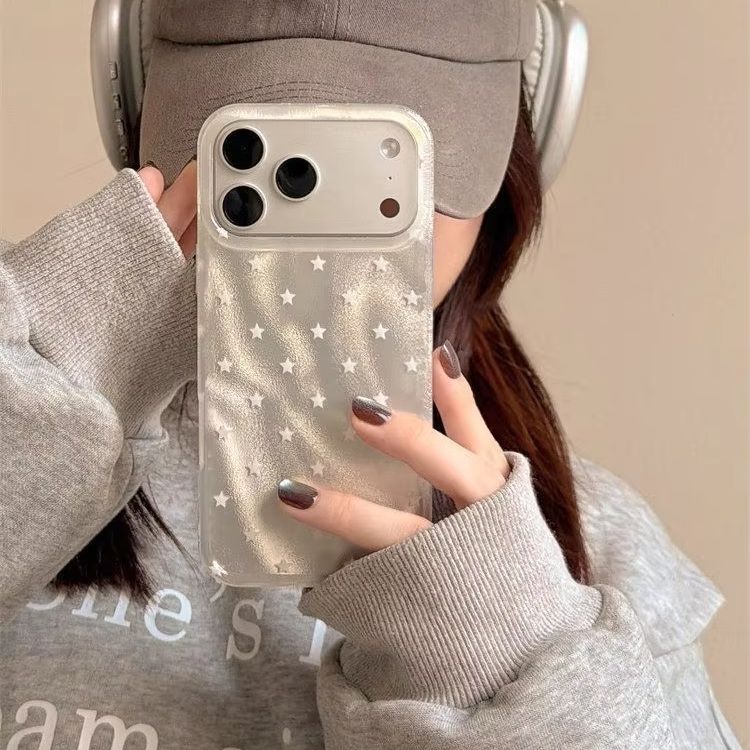 韓国風グリーン背景五芒星輝くiPhoneケース iPhone - Phone Cases Korea のレビューと価格