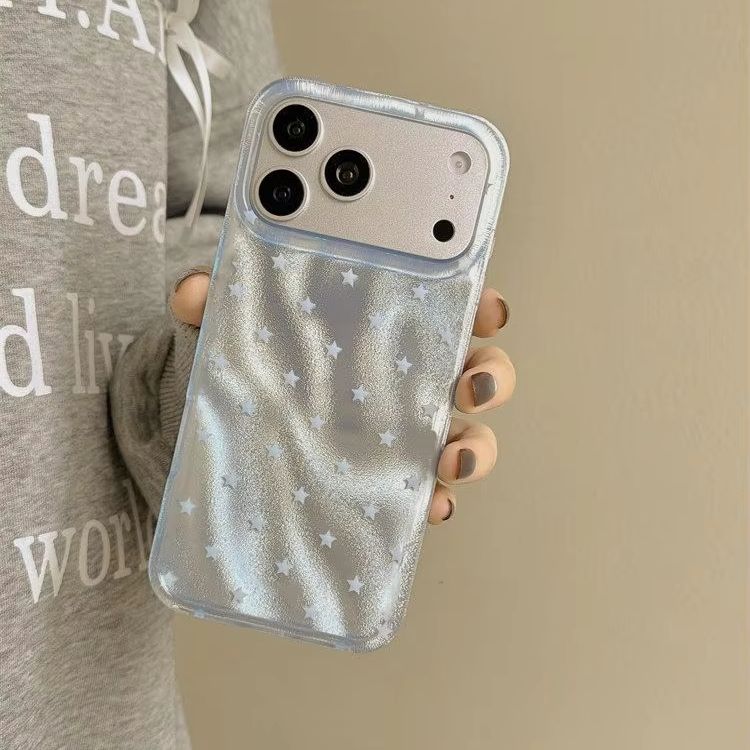 韓国風グリーン背景五芒星輝くiPhoneケース iPhone - Phone Cases Korea のレビューと価格