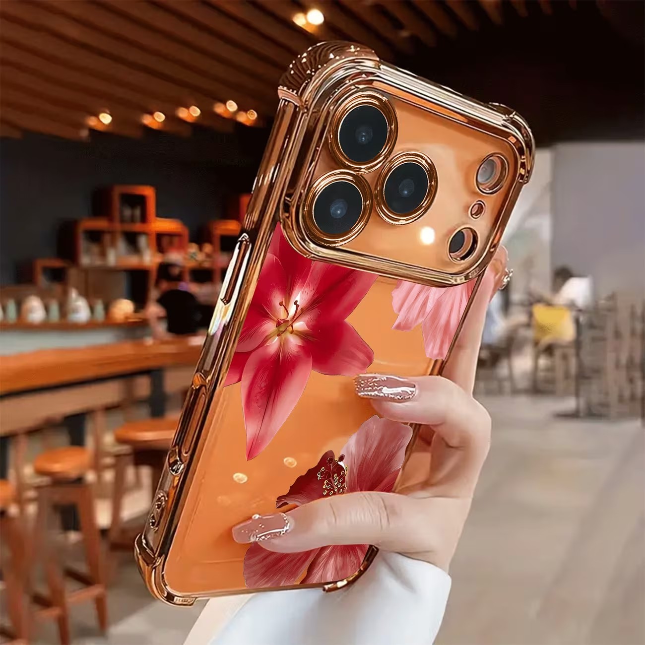 ホットセールメッキ加工スマホケース iPhone 17 16 - Phone Cases Drop Proof のレビューと価格